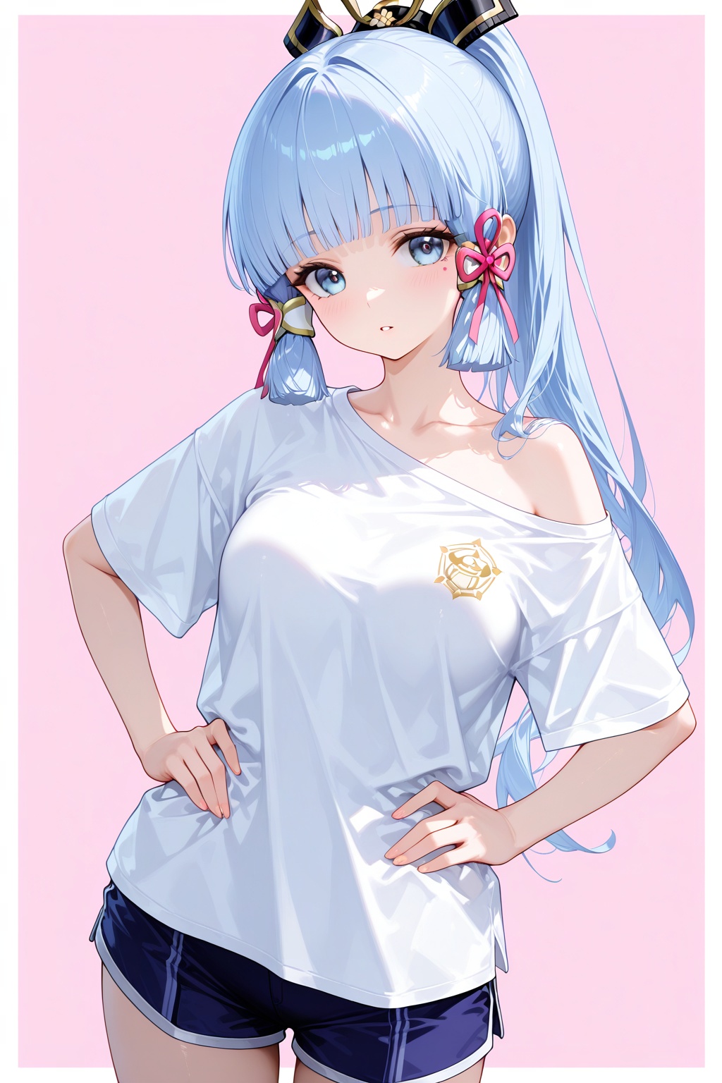 1girl,  kamisato ayaka,  solo on Tensor.Art