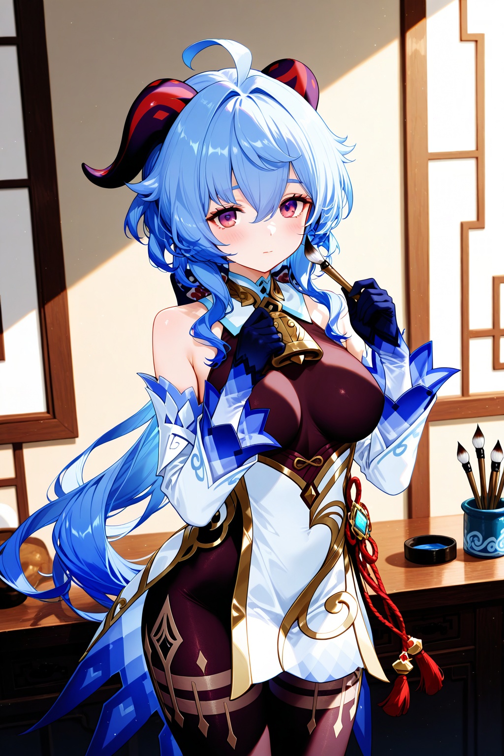 1girl,  solo,  ganyu (genshin impact) on Tensor.Art