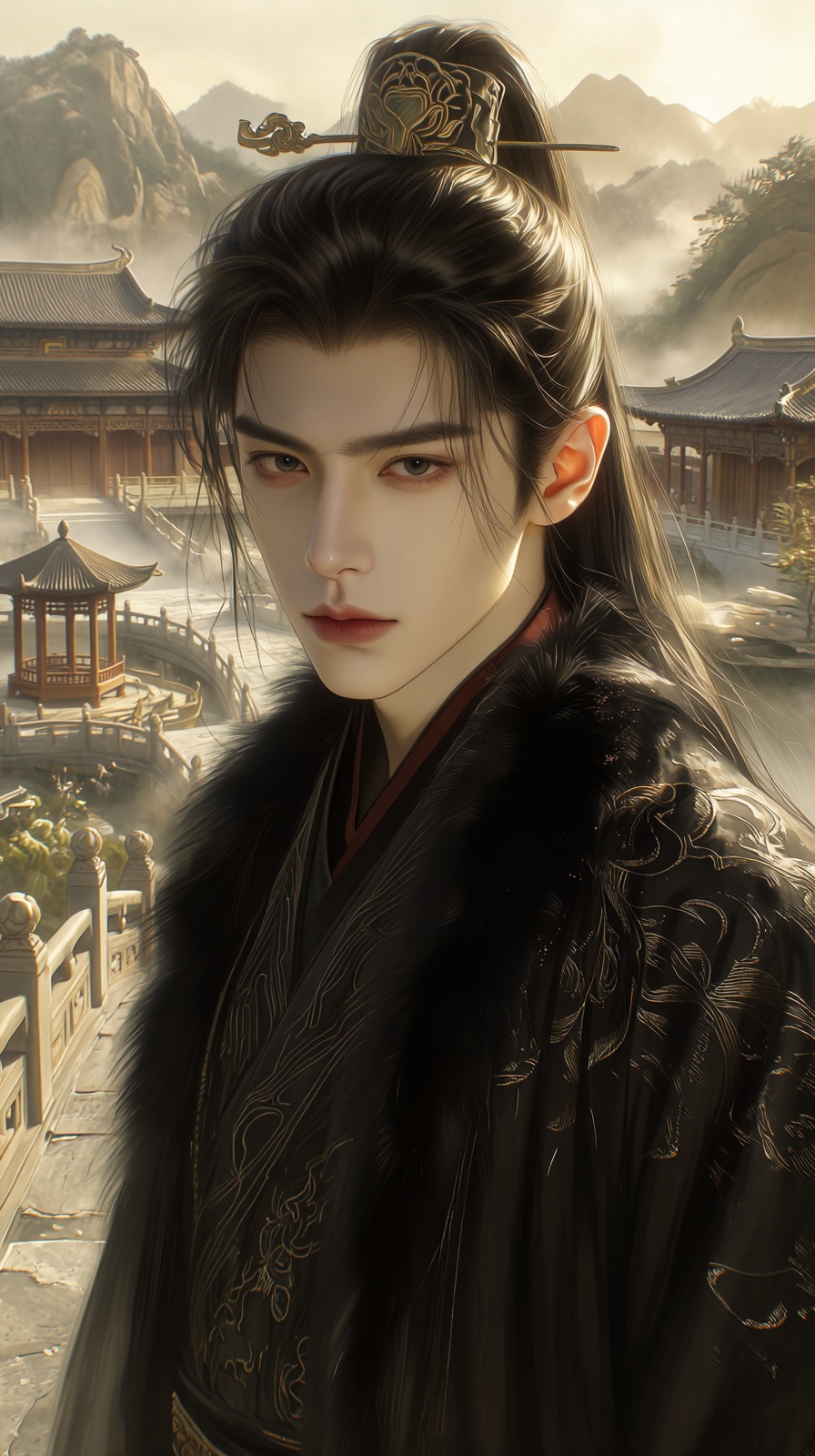 (Highly refined art style) 1male,  solo,  cinematic composition on Tensor.Art