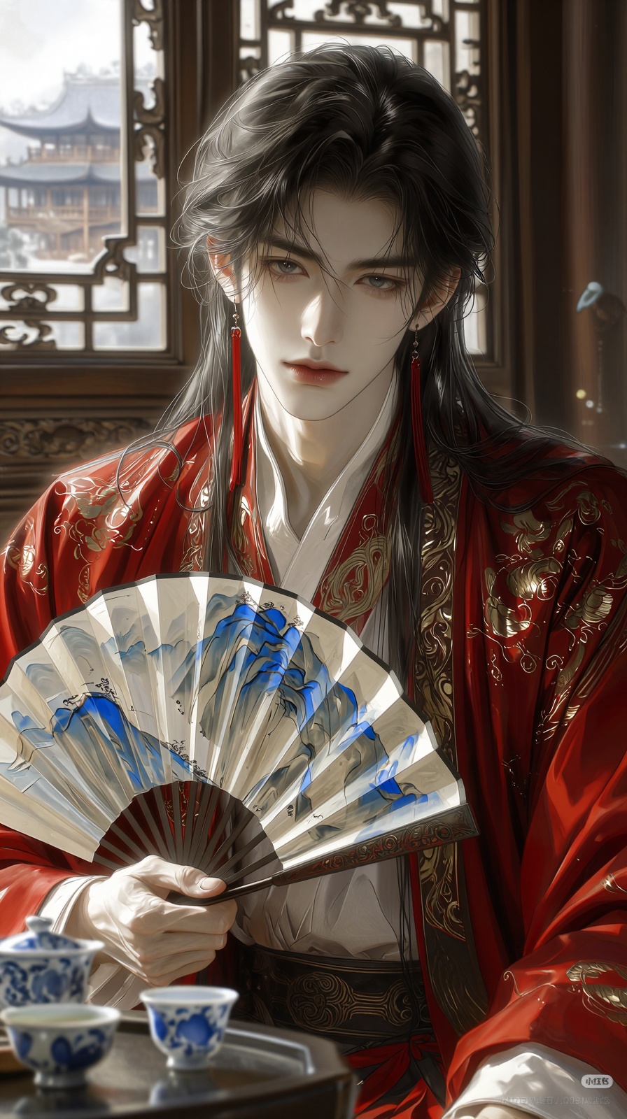 (Highly refined art style) 1male,  solo,  cinematic composition on Tensor.Art