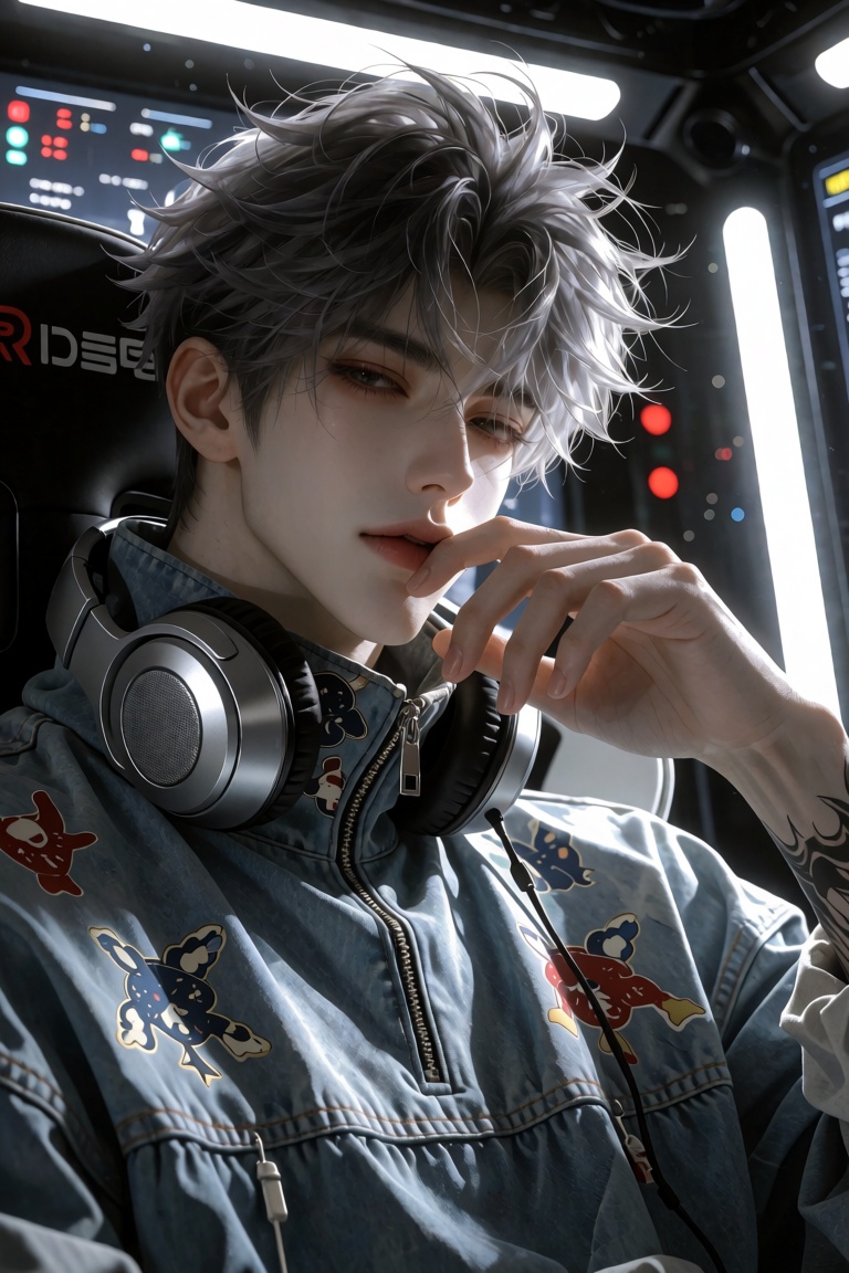 高级cg插画,  男,  病娇感 on Tensor.Art