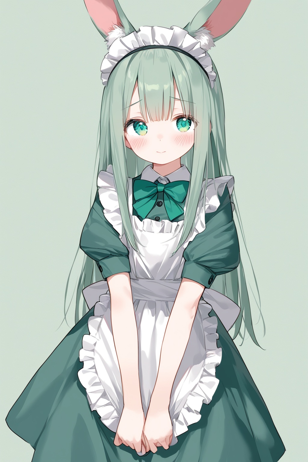 1girl,  solo,  maid on Tensor.Art