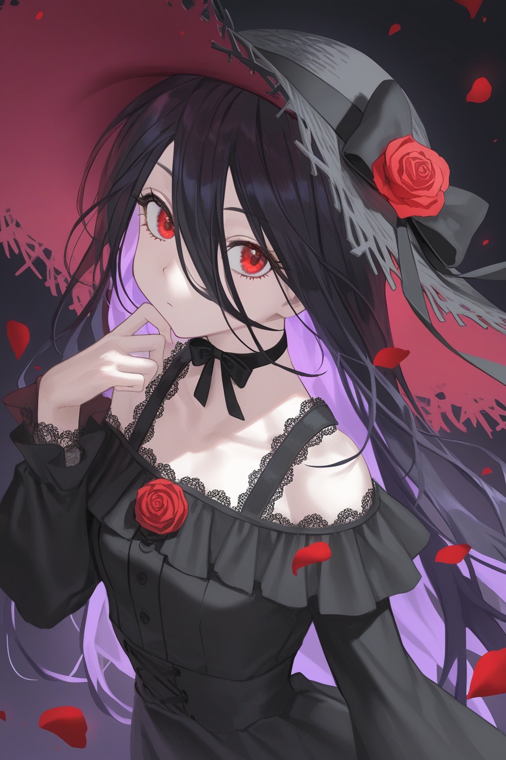 1girl,  solo,  long hair on Tensor.Art