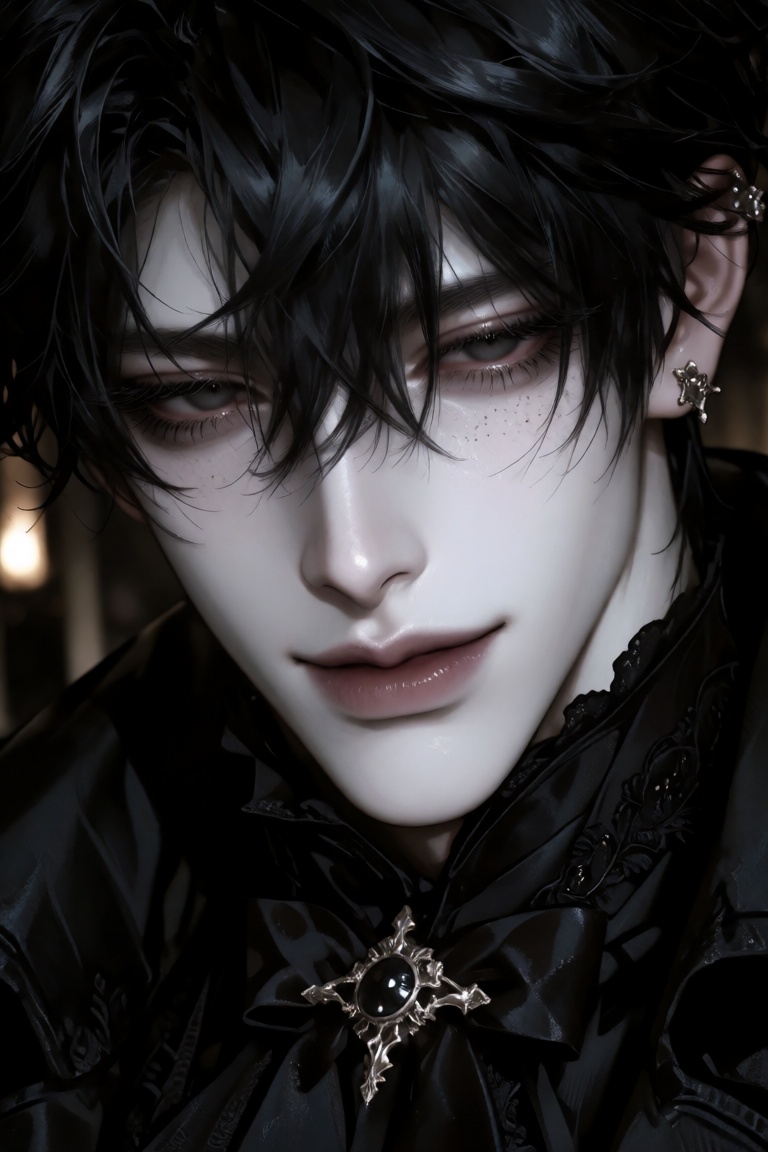 spice_niji,  dark gothic,  pretty boy on Tensor.Art