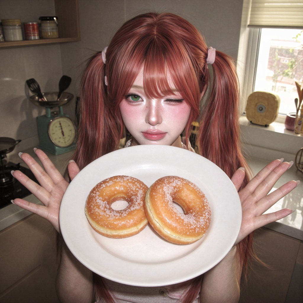 1girl ,  ginger hair ,  green eyes on Tensor.Art