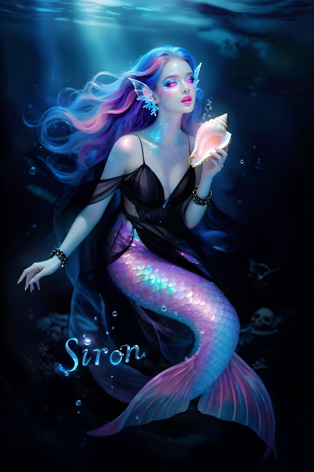 Top quality. Inspiration: Mermaids,  Sirens,  Temptation. Sirens are dangerous creatures that inhabit islands littered wit...