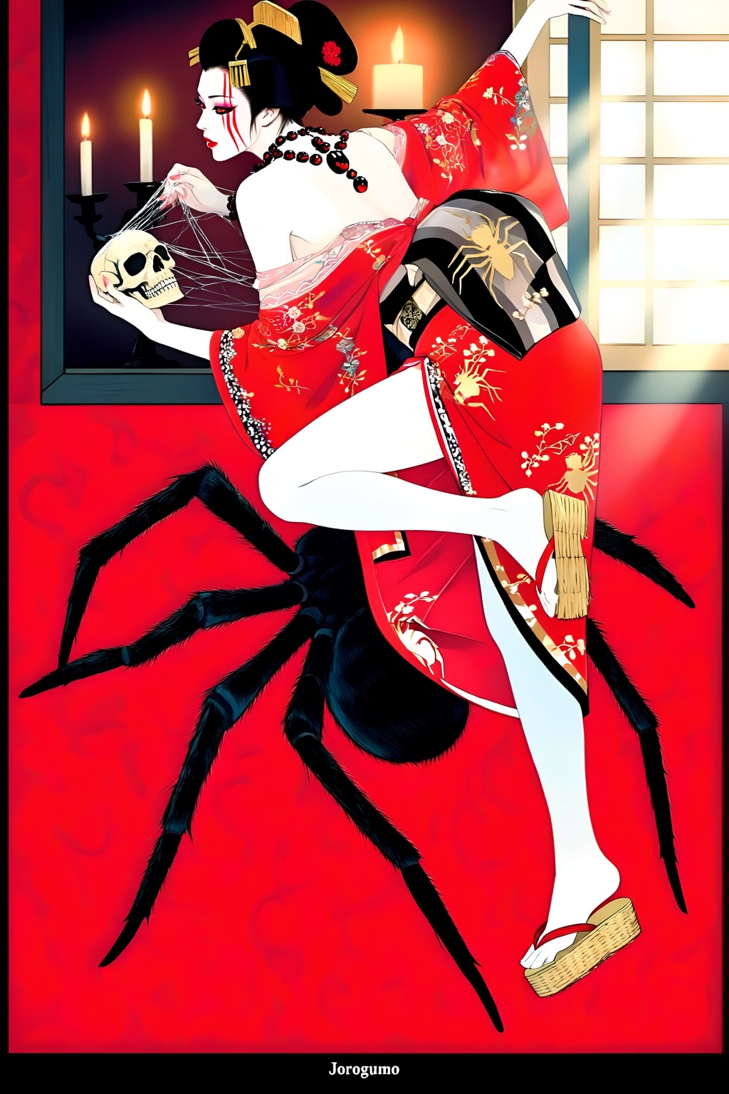 Top quality. Inspiration: The spider demon Jorogumo from Japanese mythology. Jorogumo is a legendary Japanese yokai (super...