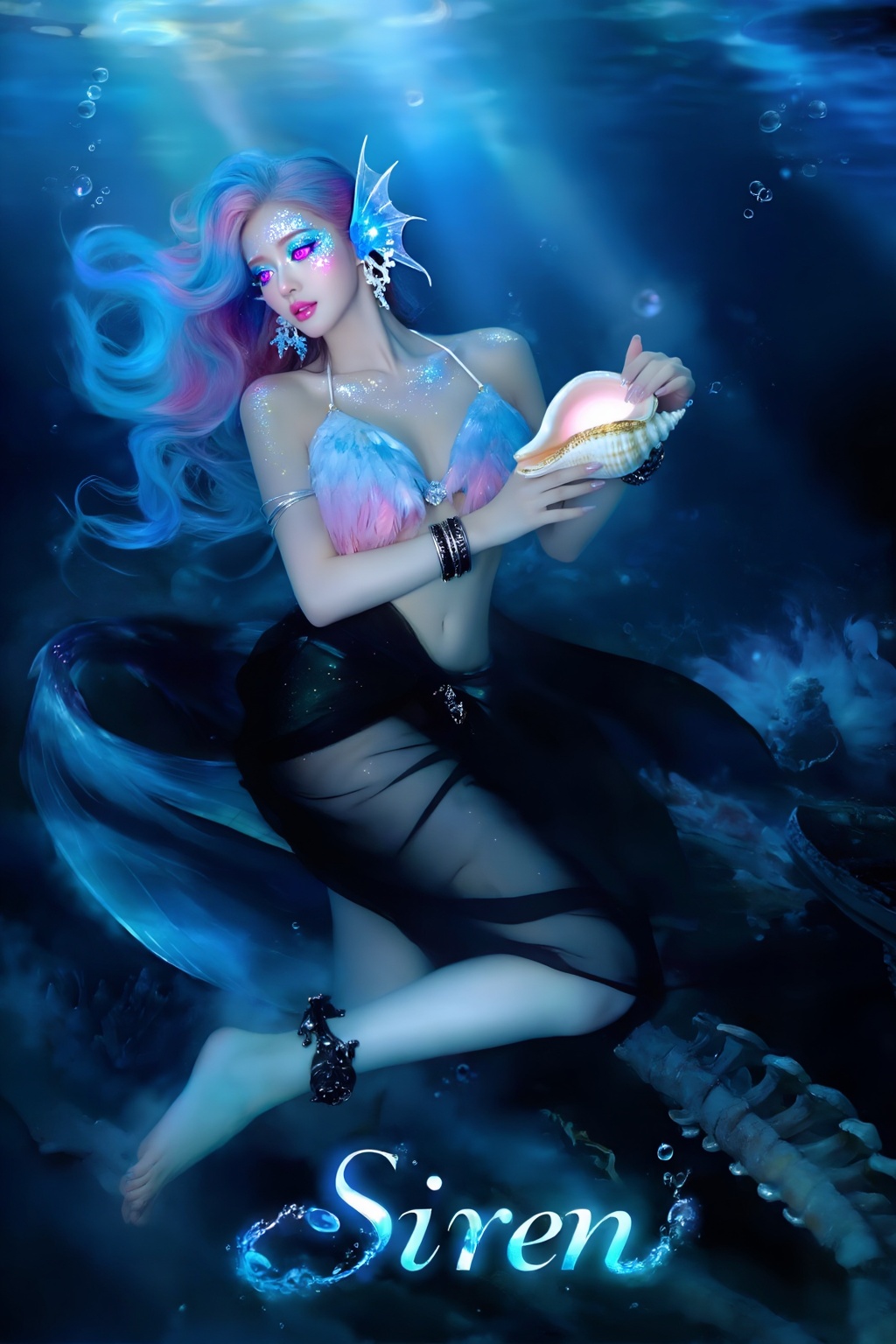 Top quality. Inspiration: Mermaids,  Sirens,  allure. Sirens are dangerous creatures who inhabit an island littered with b...