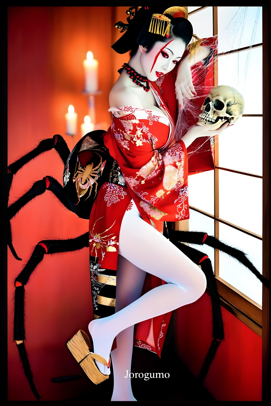 Top quality. Inspiration: The spider demon Jorogumo from Japanese mythology. Jorogumo is a legendary Japanese yokai (super...