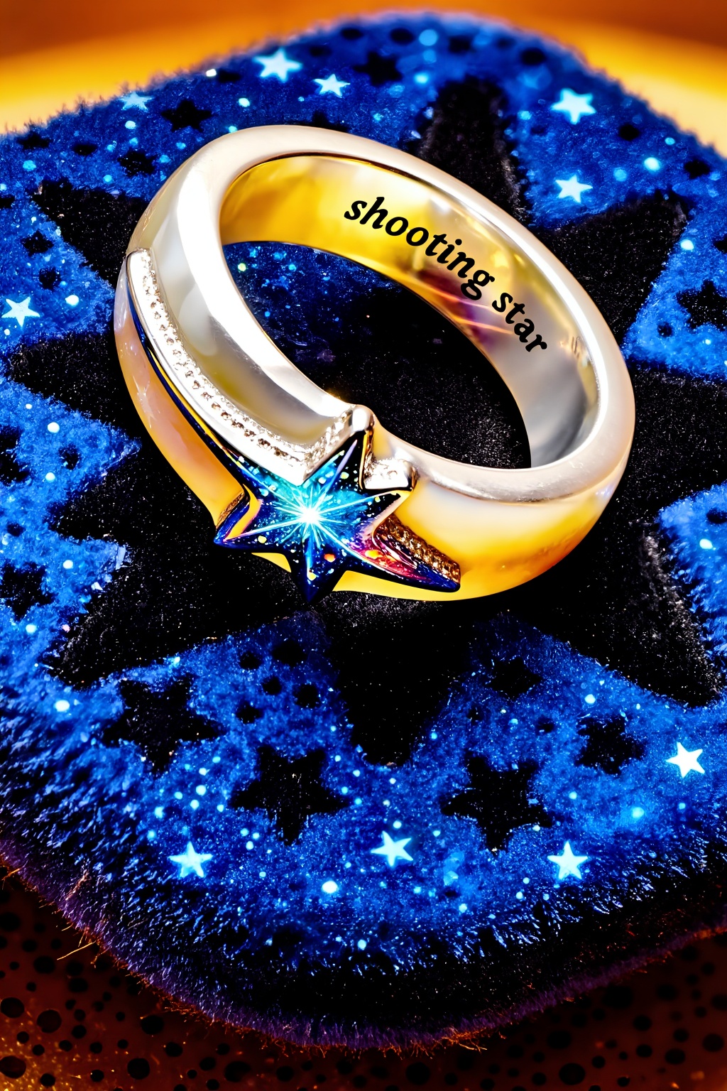 Top quality. Inspiration: Shooting stars,  rings,  gemstones. Close-up: A bespoke on Tensor.Art