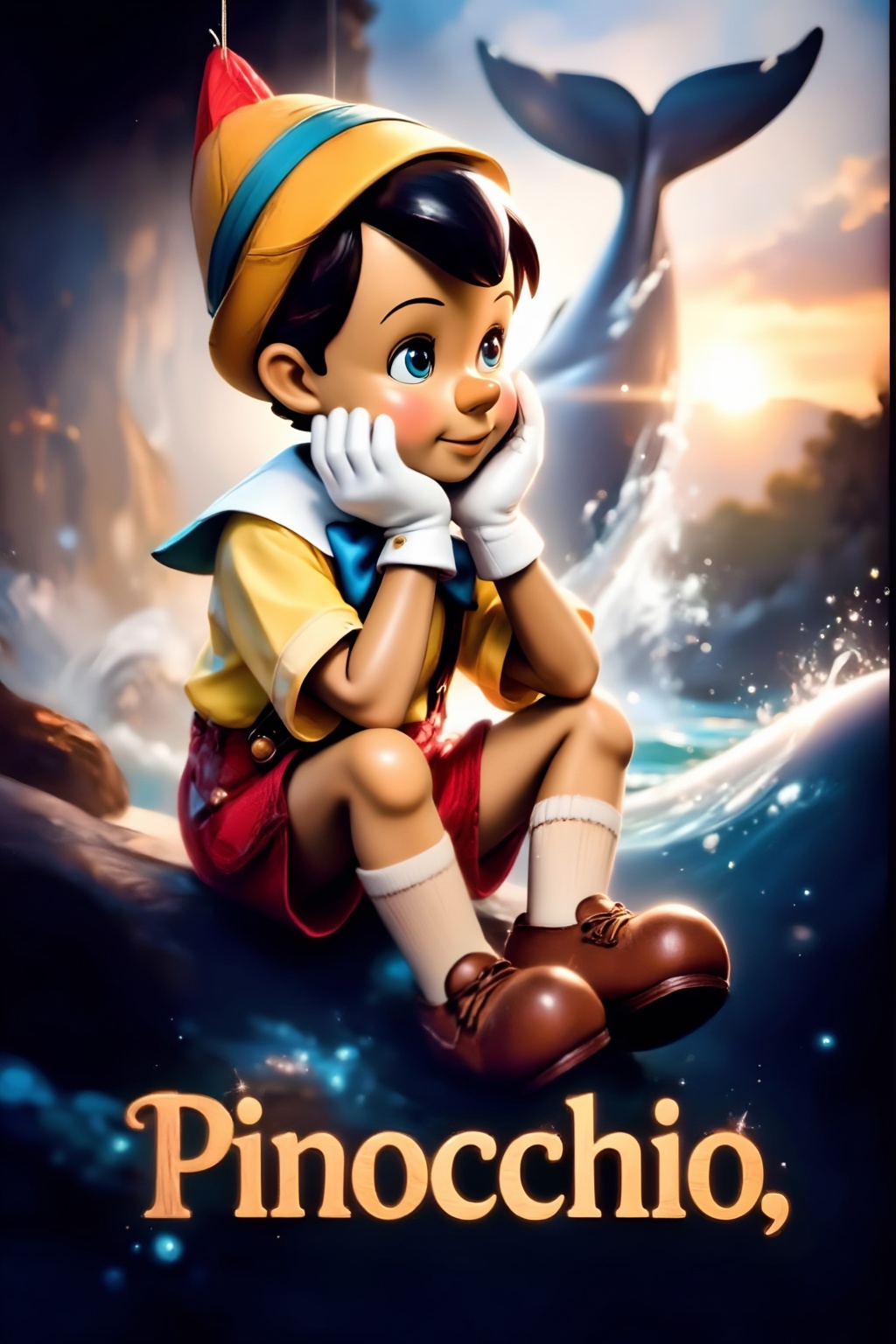 Top quality. Inspiration: Pinocchio,  the puppet. Pinocchio is a wooden puppet on strings,  but he can move freely. He is...