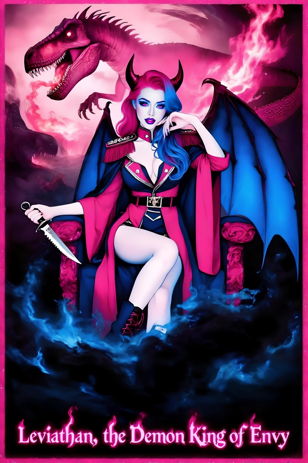 Superior Quality. Inspiration: The Second Deadly Sin: "Envy"—Leviathan. Envy is a sin born of hatred for others due to unf...