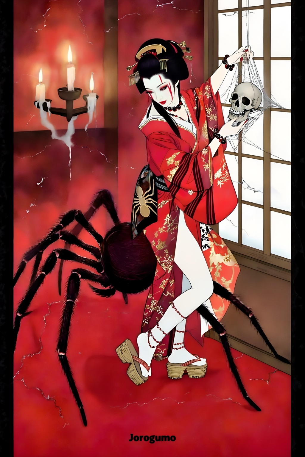 Top quality. Inspiration: The spider demon Jorogumo from Japanese mythology. Jorogumo is a legendary Japanese yokai (super...