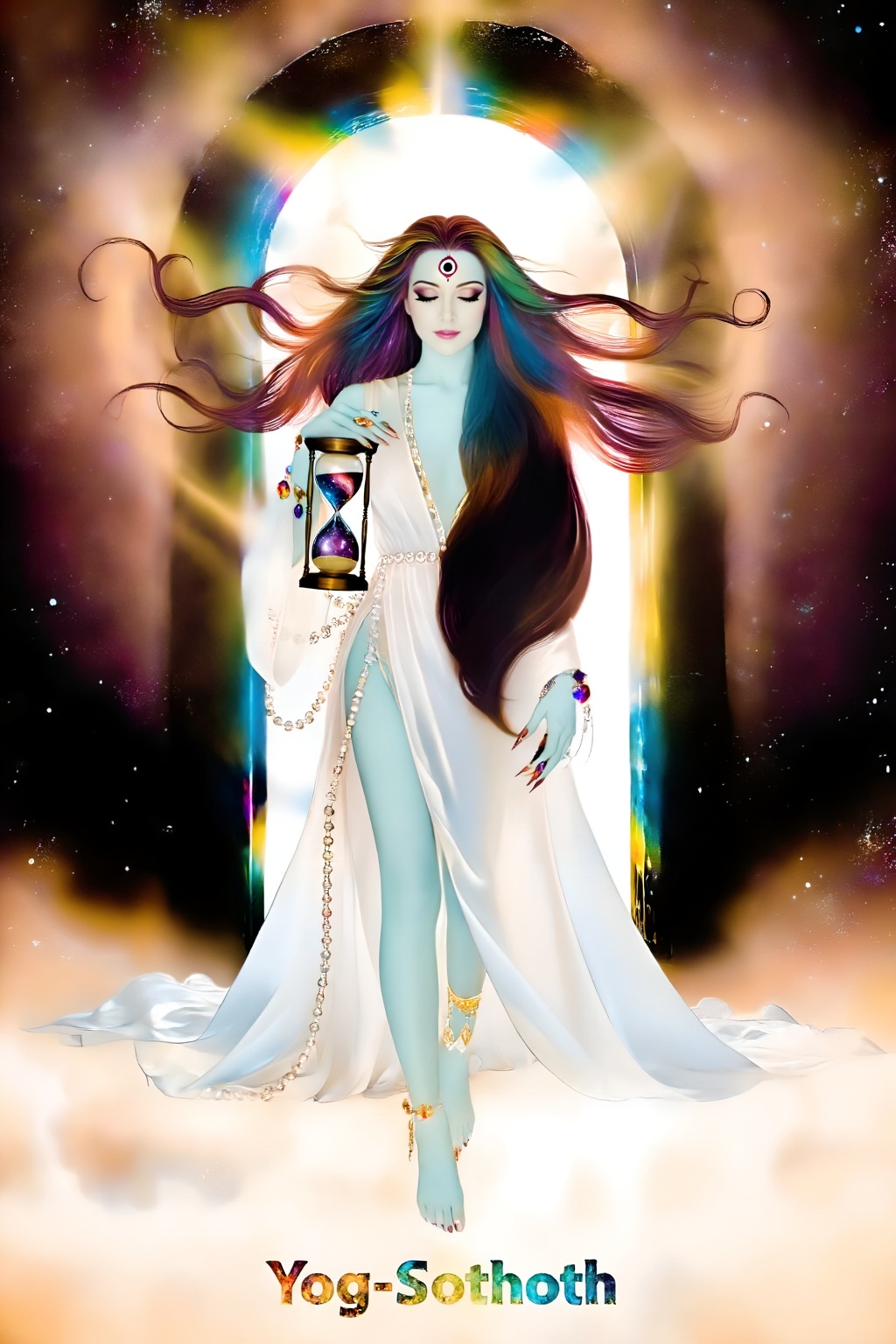 Top quality. Inspiration: Yog-Sothoth,  the One Who Unifies All Things. This image depicts Yog-Sothoth,  the alien deity w...