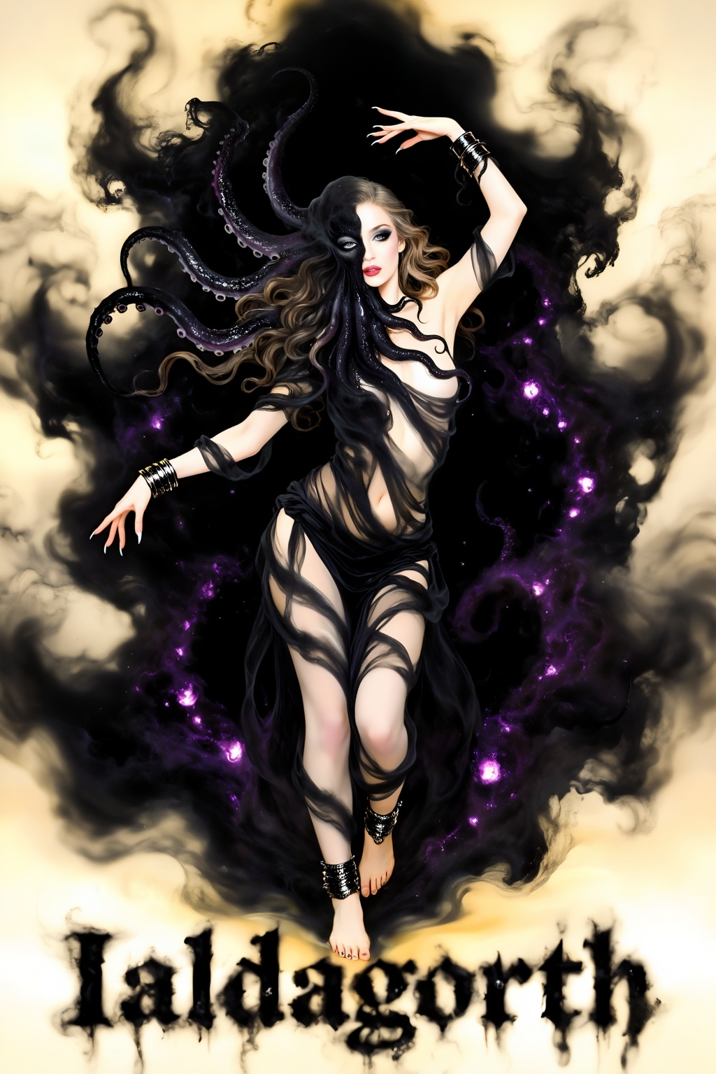 Top quality. Inspiration: Ialdagorth,  the Devourer of Darkness,  Illusion on Tensor.Art