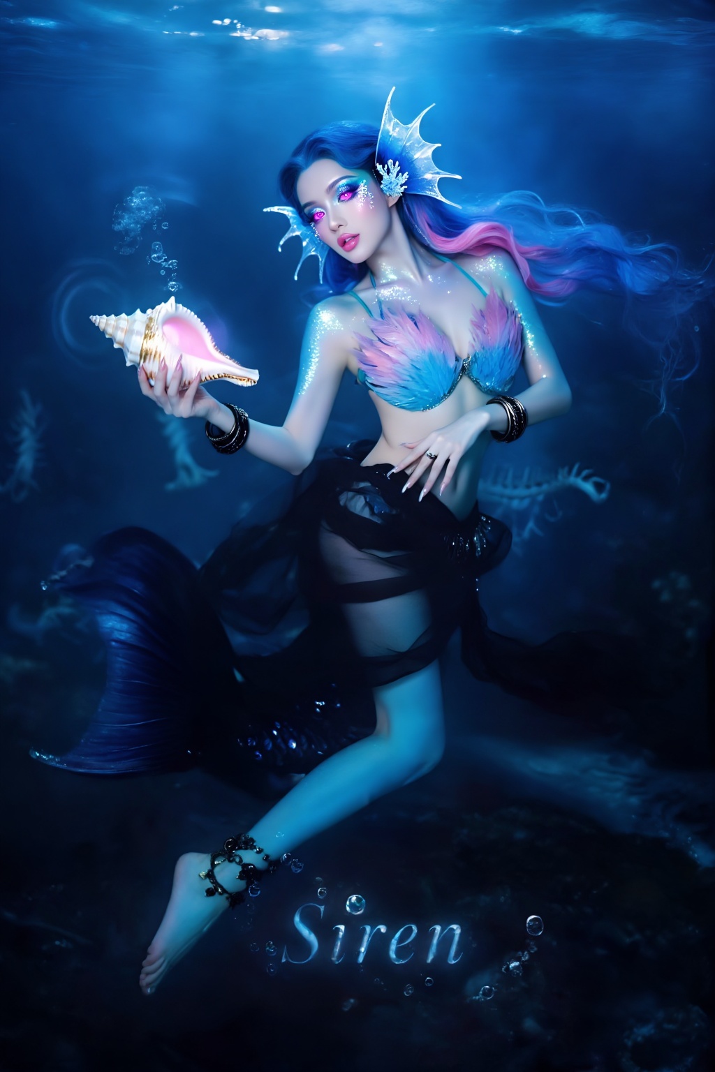 Top quality. Inspiration: Mermaids,  Sirens,  allure. Sirens are dangerous creatures who inhabit an island littered with b...