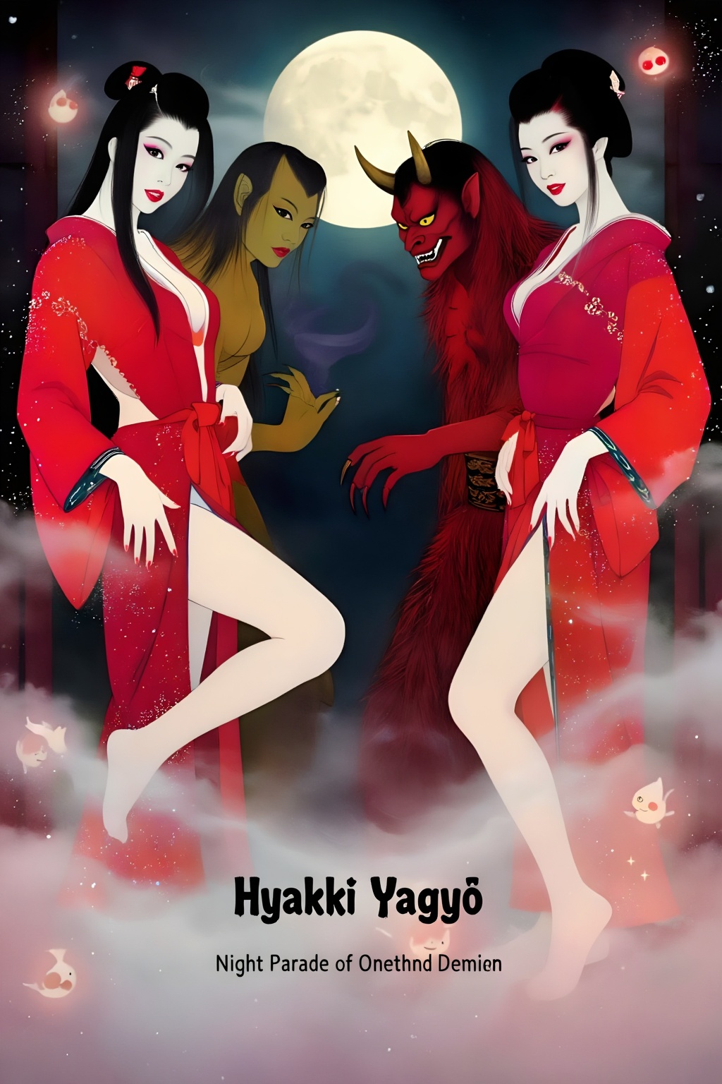 Superior quality. Inspiration: Masquerade ball,  Japanese yokai (supernatural beings). Synopsis: A masquerade ball themed...