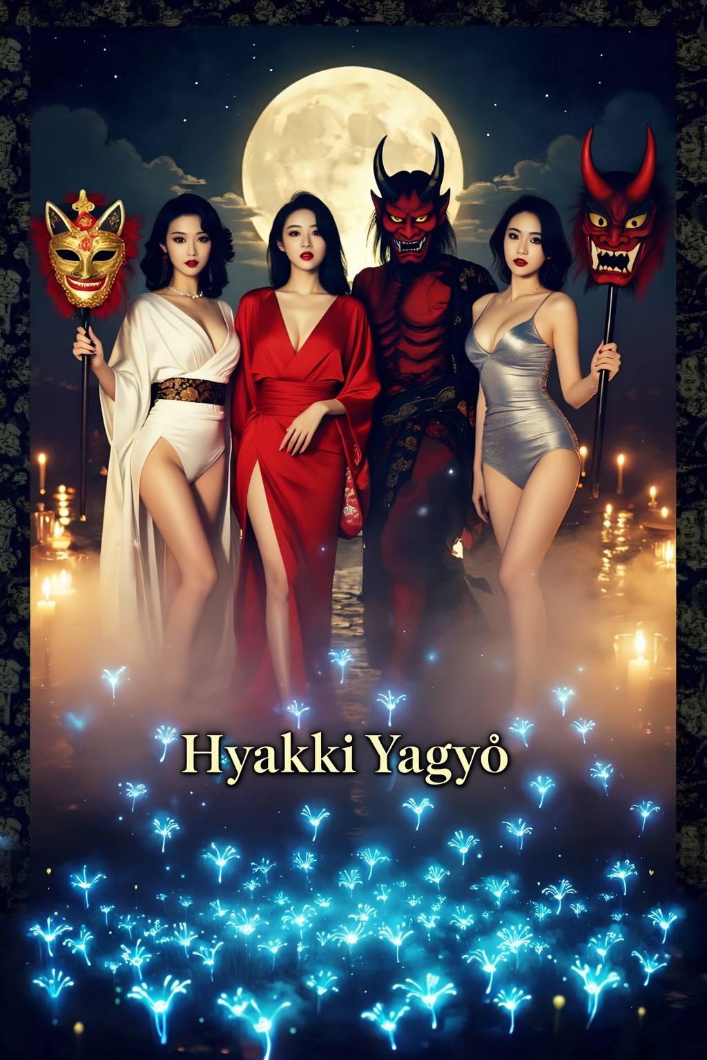 Superior quality. Inspiration: Masquerade ball,  Japanese yokai (supernatural beings). Synopsis: A masquerade ball themed...
