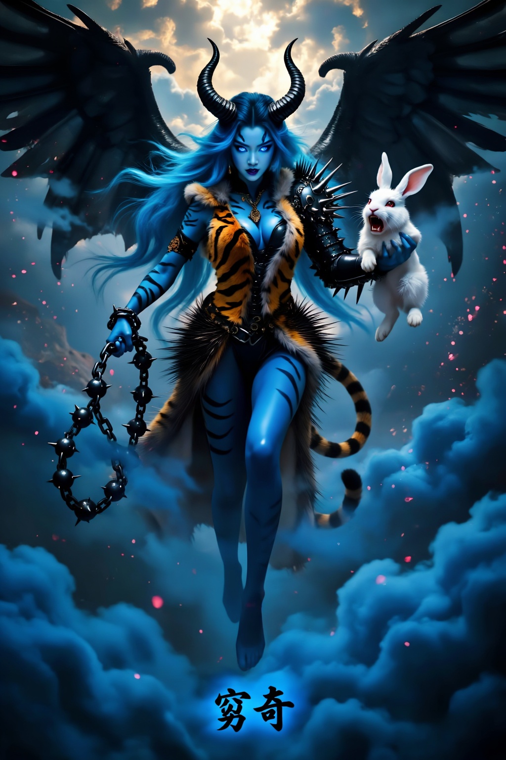 Top quality. Inspiration: Chinese mythology,  the Four Demons,  and the Qiangqi. Image: The Qiangqi symbolizes the suppres...