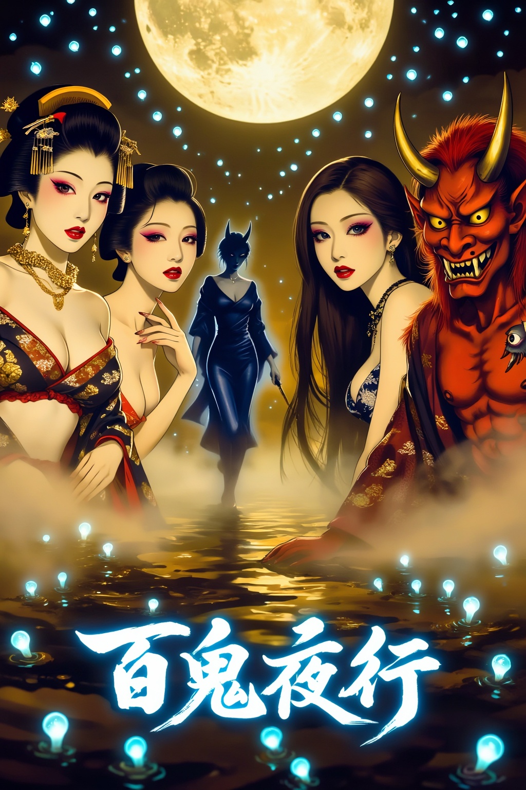 Superior quality. Inspiration: Masquerade ball,  Japanese yokai (supernatural beings). Synopsis: A masquerade ball themed...