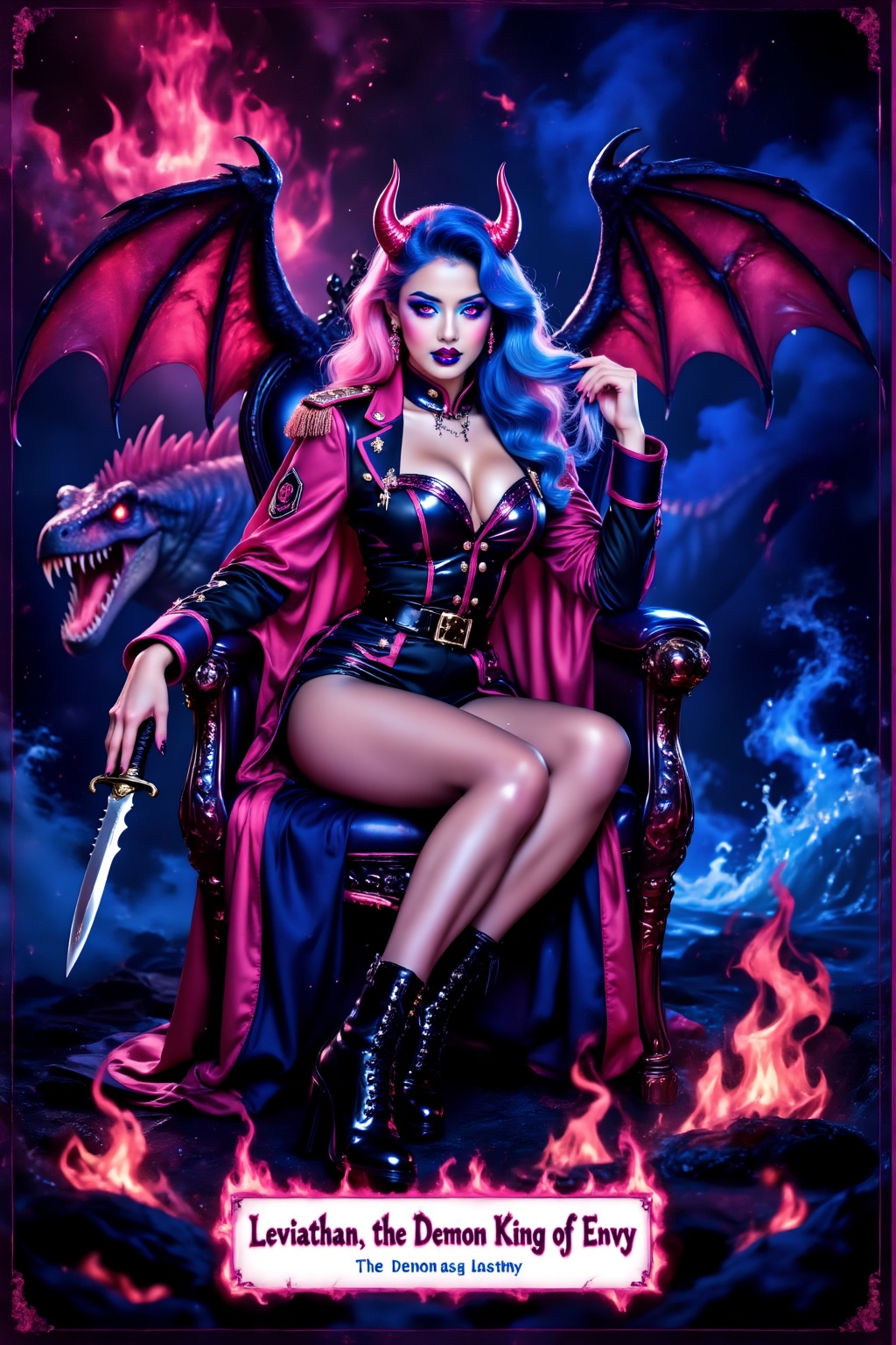 Superior Quality. Inspiration: The Second Deadly Sin: "Envy"—Leviathan. Envy is a sin born of hatred for others due to unf...