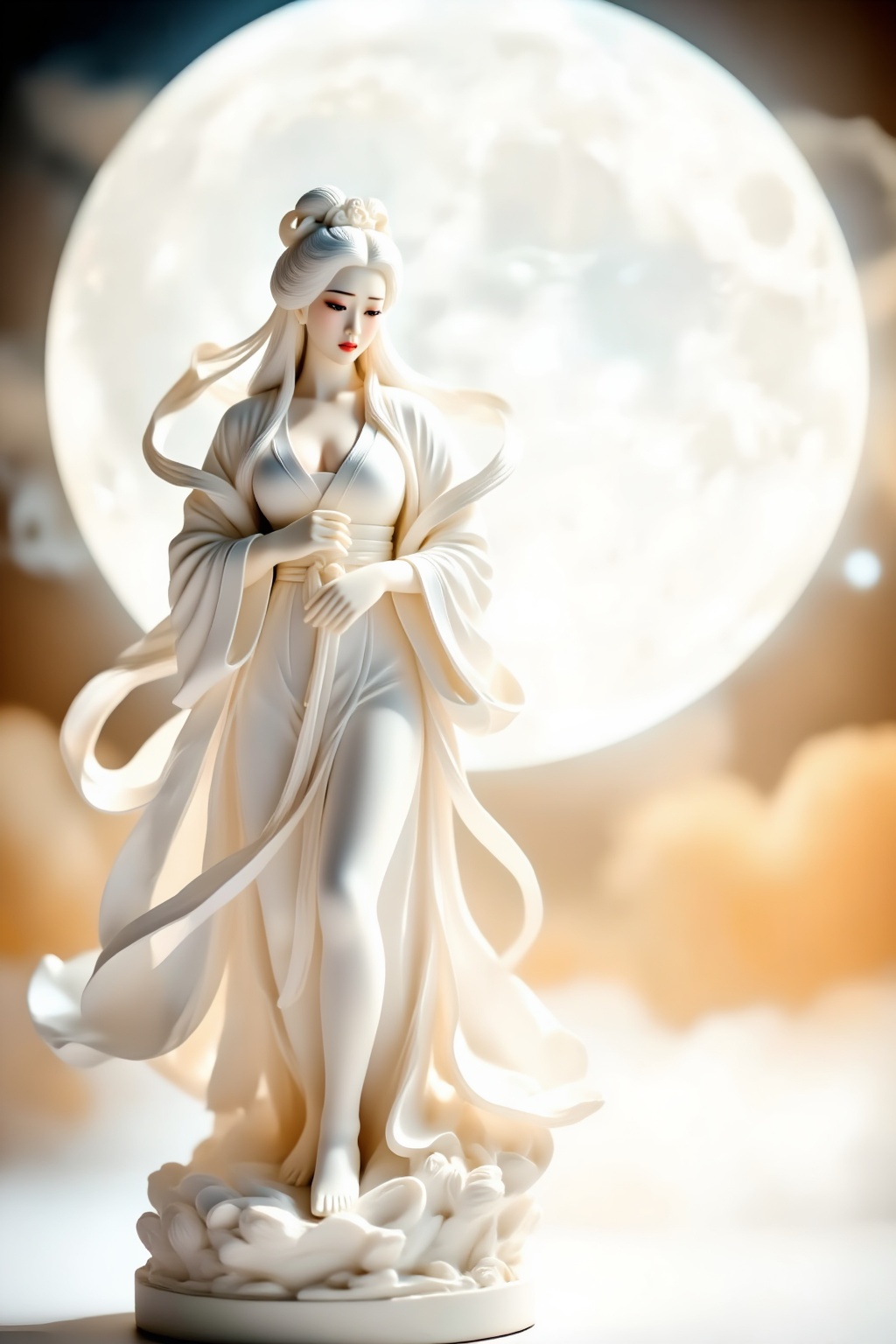 Superior quality,  ranked number one. Inspiration: Clay,  Chang'e on Tensor.Art
