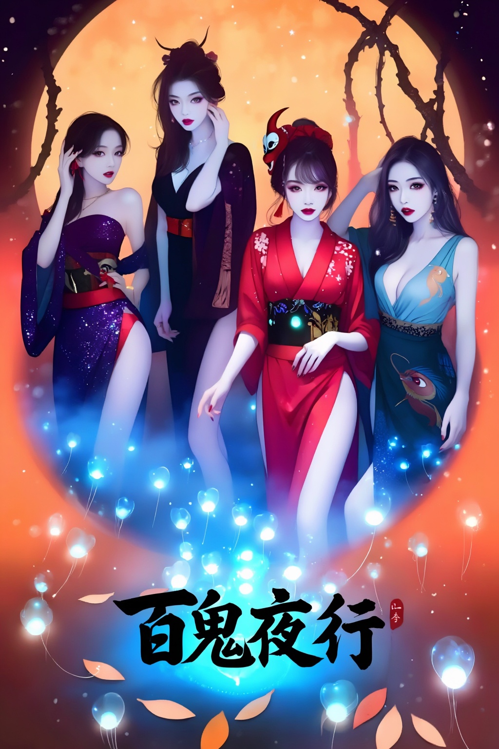 Superior quality. Inspiration: Masquerade ball,  Japanese yokai (supernatural beings). Synopsis: A masquerade ball themed...
