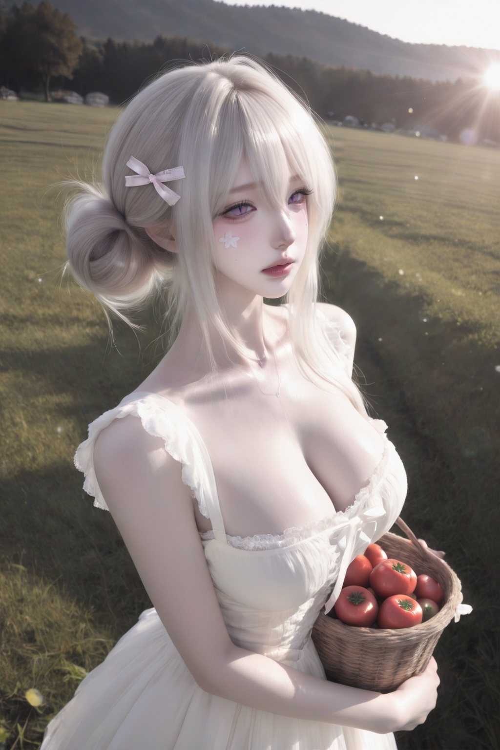 1. A beautiful woman with a sweet and mature face,  about 27-28 years old,  with pale and radiant skin on Tensor.Art
