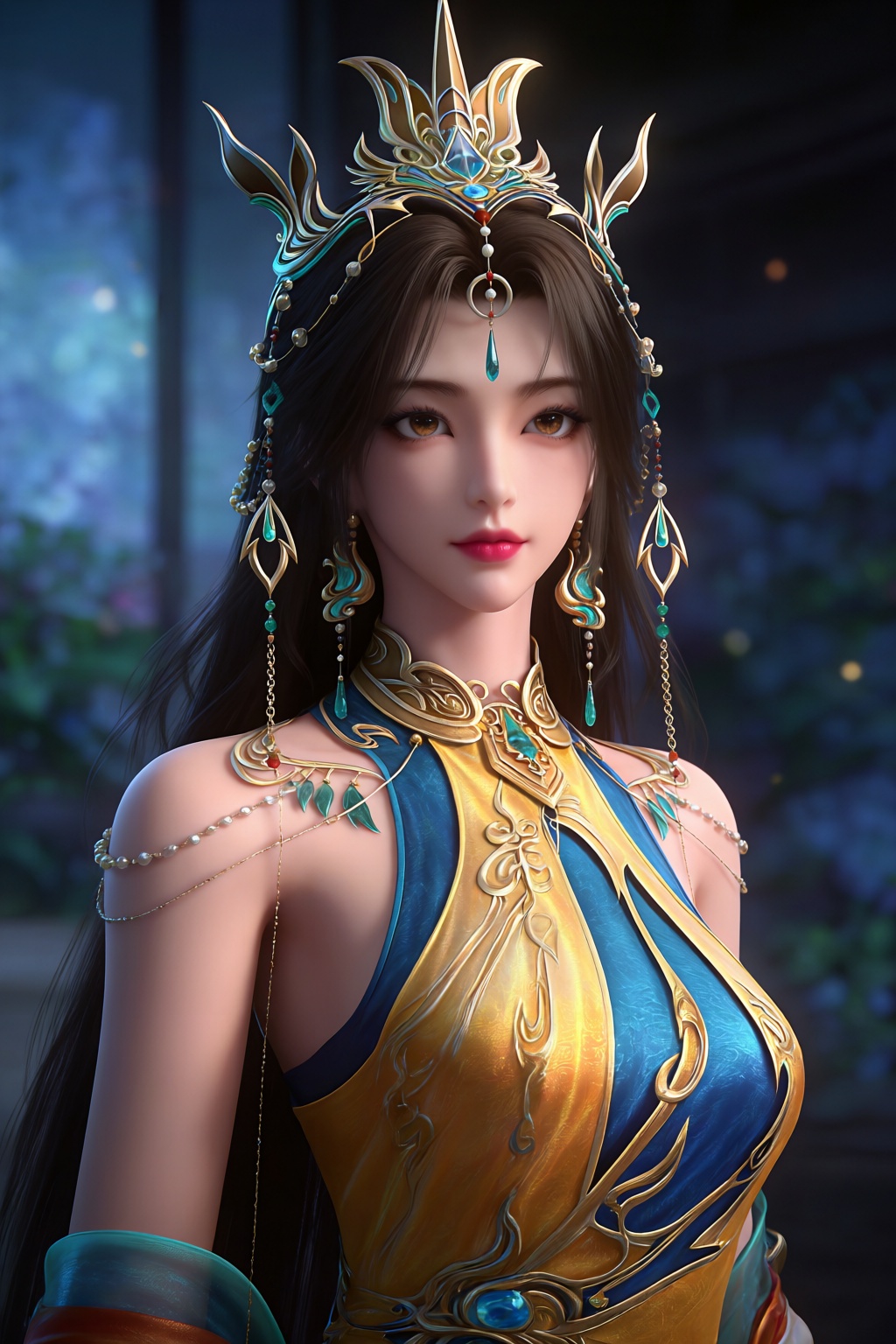1girl,  solo,  long hair by 天海TianHai on Tensor.Art