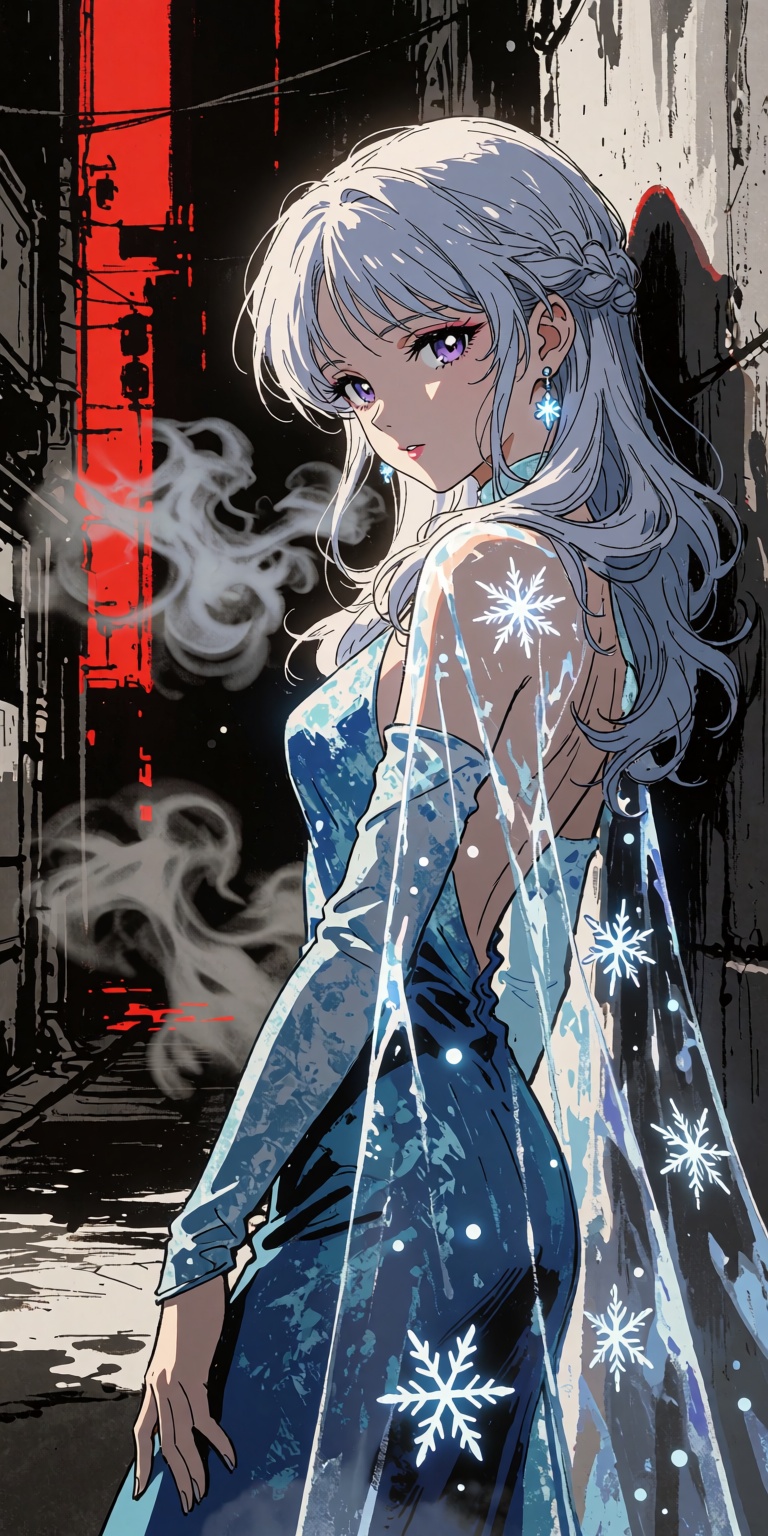 90s OVA anime aesthetic,  ,  deep contrast on Tensor.Art