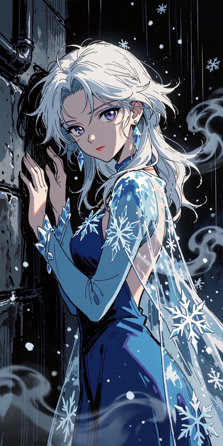 90s OVA anime aesthetic,  ,  deep contrast on Tensor.Art