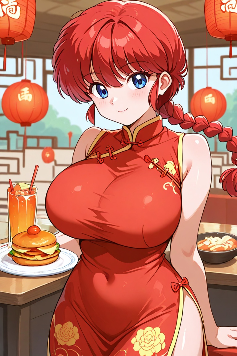 Cheongsam long dress on Tensor.Art