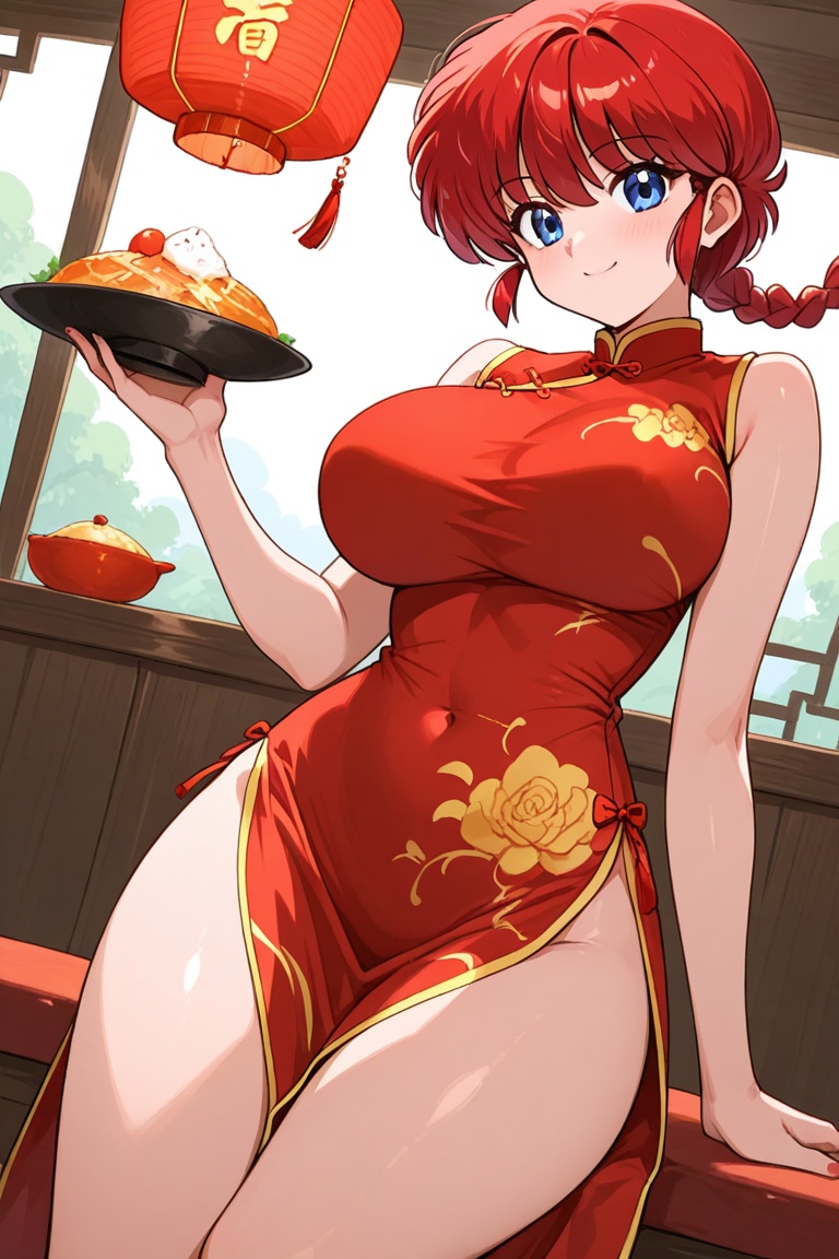 Cheongsam long dress on Tensor.Art