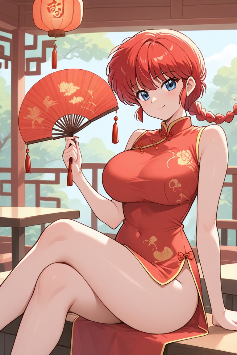 Cheongsam long dress on Tensor.Art