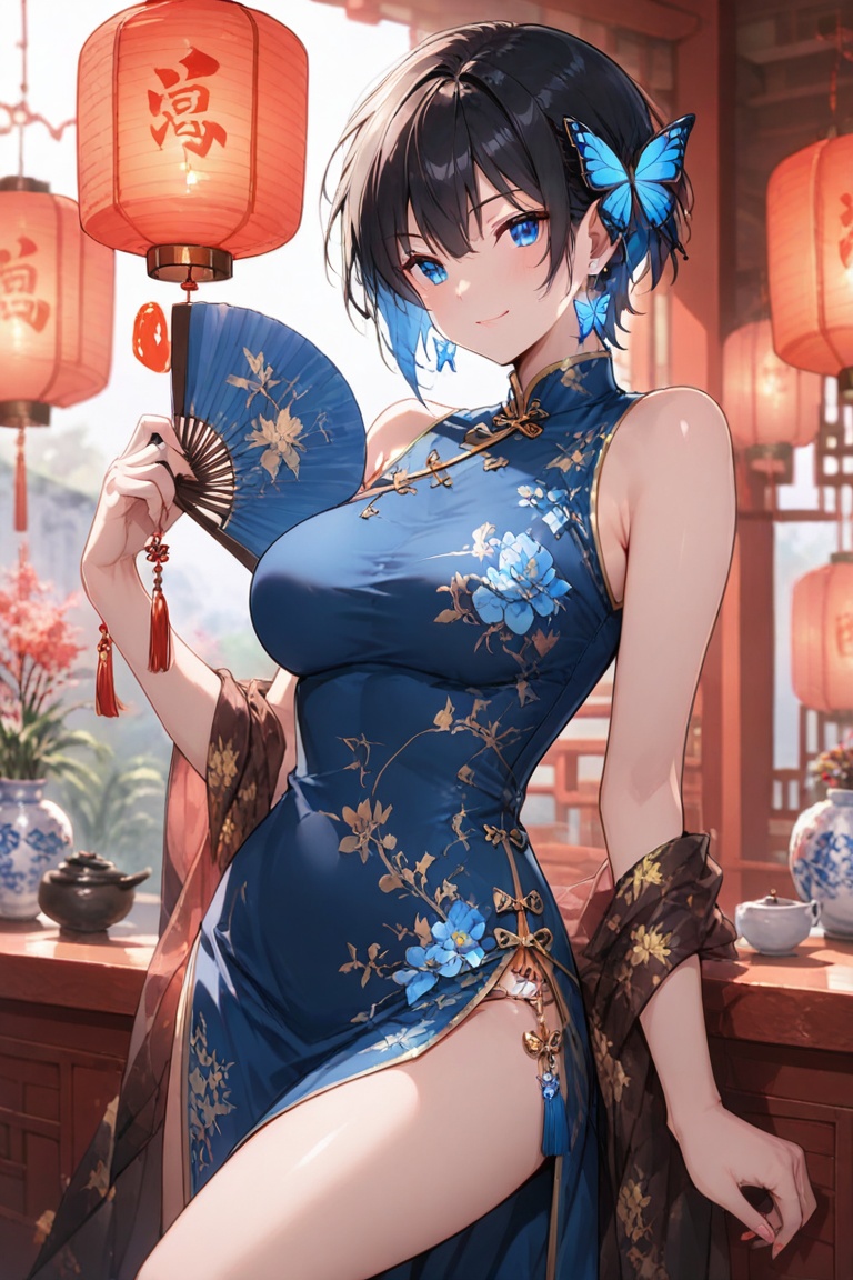 Cheongsam long dress on Tensor.Art