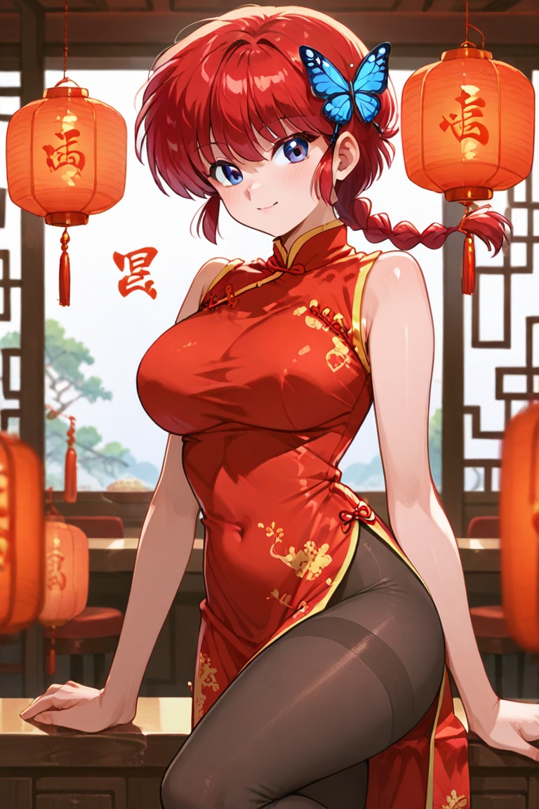 Cheongsam long dress on Tensor.Art