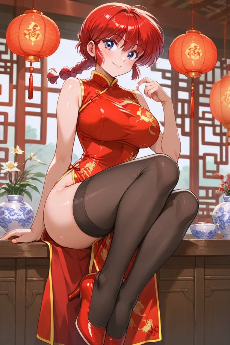 Cheongsam long dress on Tensor.Art
