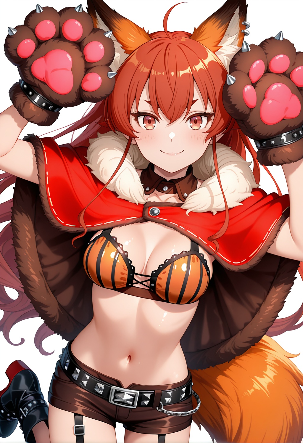 erismt,  red eyes,  red hair on Tensor.Art