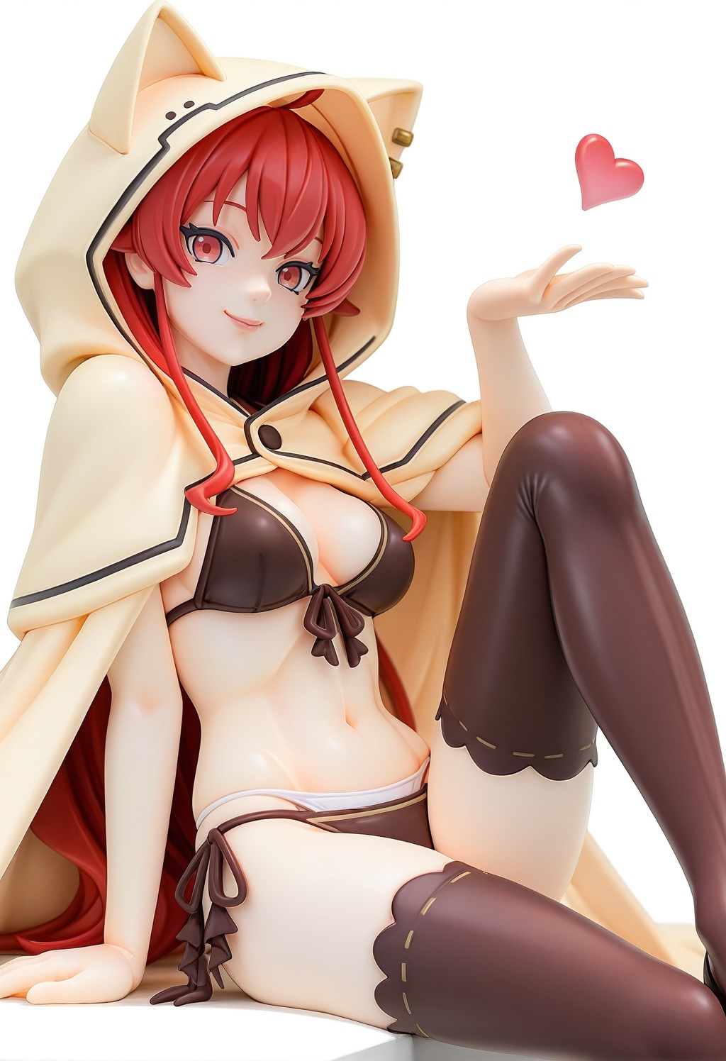 erismt,  red eyes,  red hair on Tensor.Art