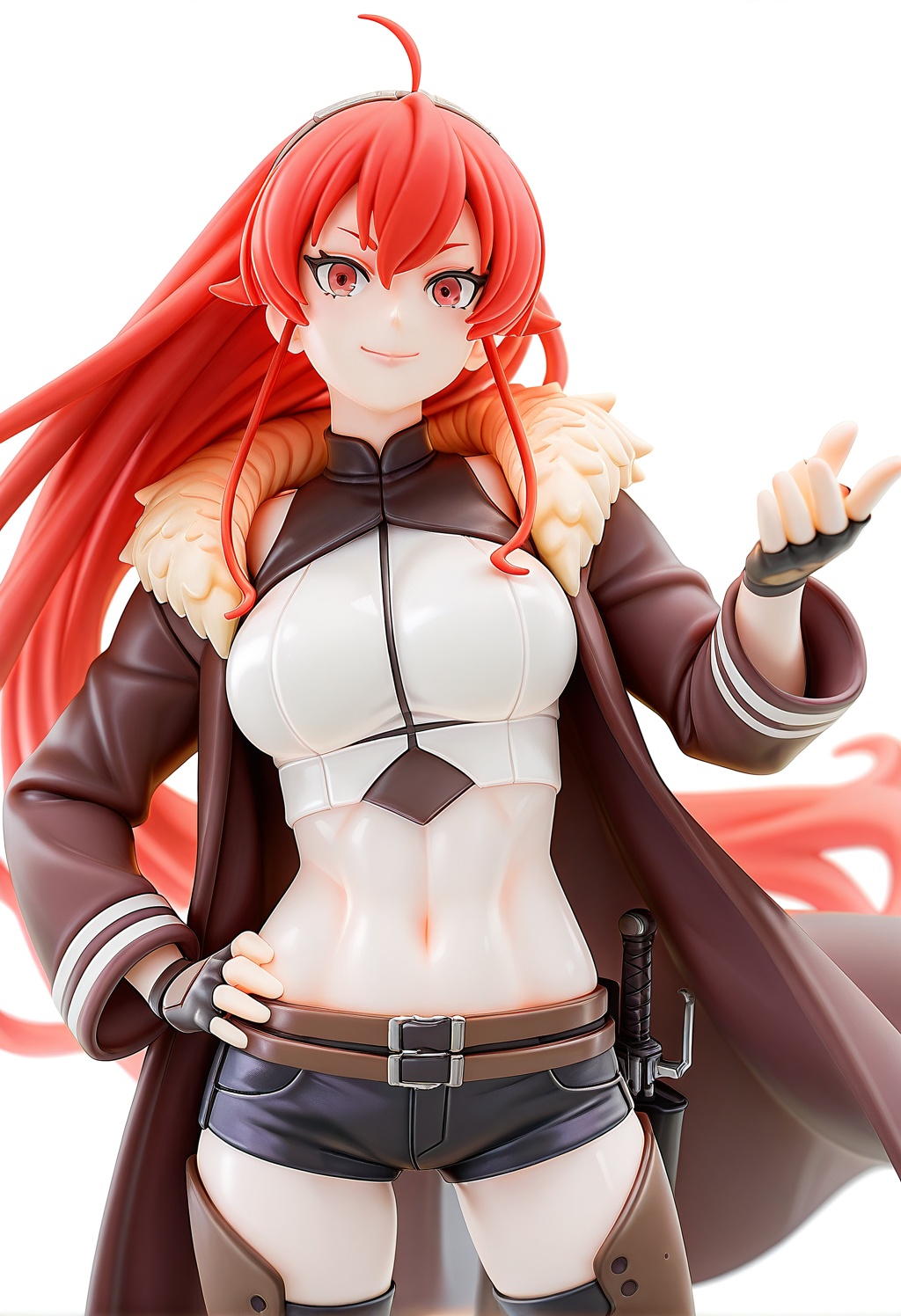 erismt,  red eyes,  red hair on Tensor.Art