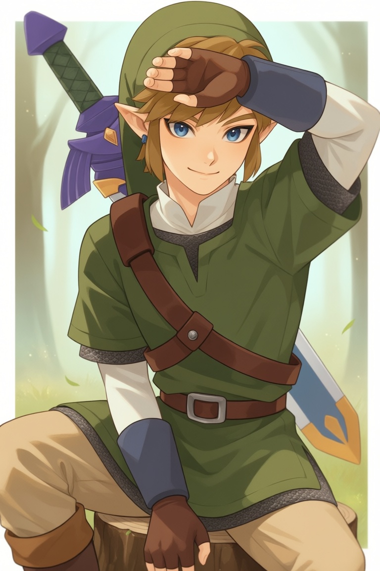 Link_(SkywardSword),  1boy,  solo on Tensor.Art