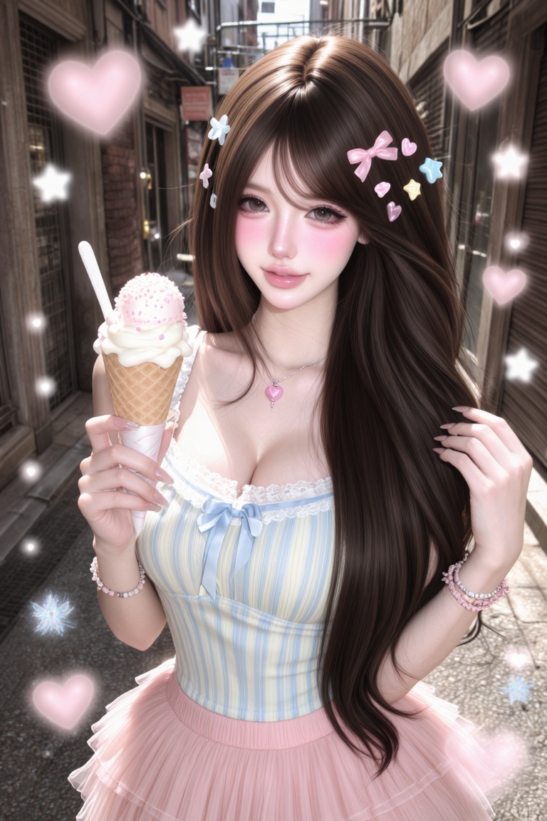 DxxyinStyle,  Sw33tD0lly,  A portrait of a beautiful eastern woman is captured from a direct on Tensor.Art