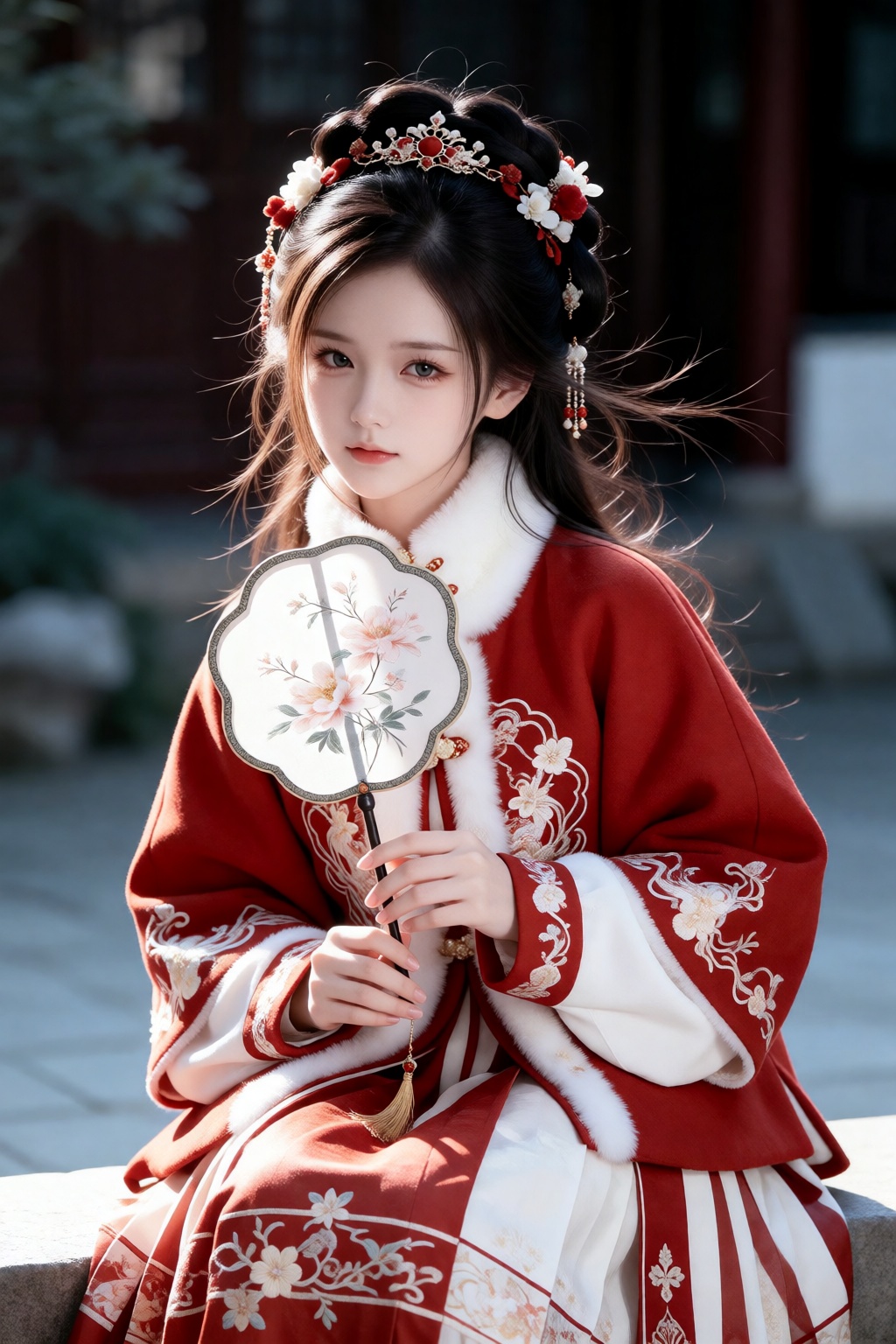 （电影级面光：1.6）,  （光线追踪：1.5）,  （冷白皮漫感质感的光滑皮肤：1.7） by 剑舞轻风 on Tensor.Art