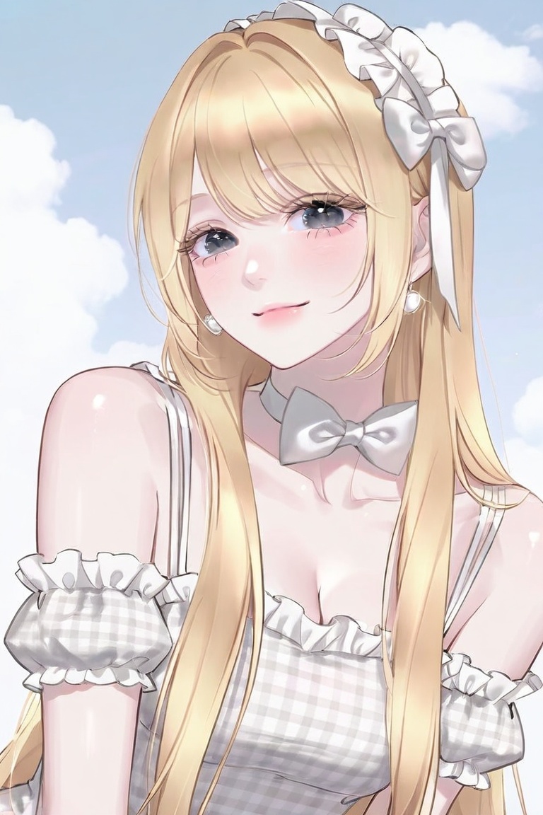 1girl,  solo,  long straight hair on Tensor.Art