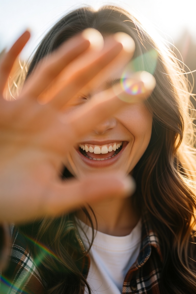 extreme close-up portrait,  young woman early 20s,  fair skin with sun-kissed warmth on Tensor.Art