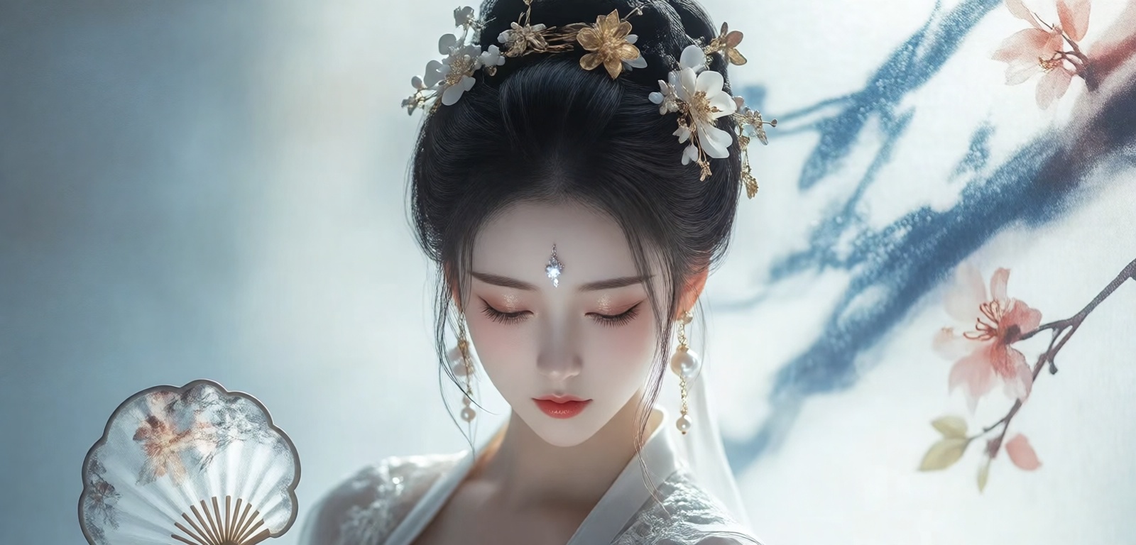 绝世的容颜,  面部微醺,  立体鼻 by 剑舞轻风 on Tensor.Art