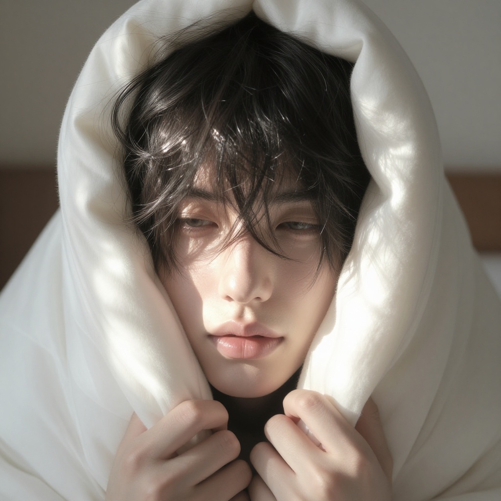 ultra realistic portrait of 1 man,  soft delicate facial features,  pale smooth skin on Tensor.Art
