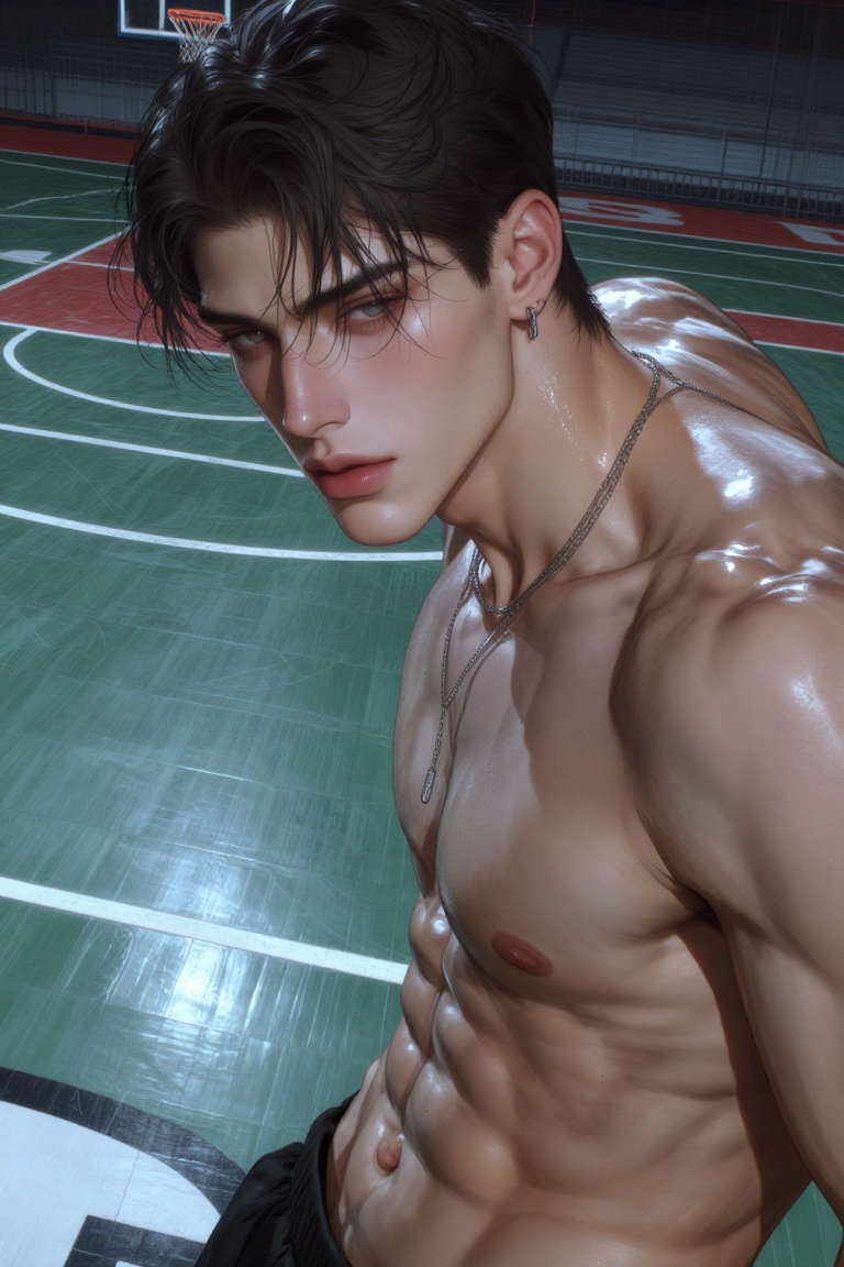 solo,  male,  masculine features on Tensor.Art