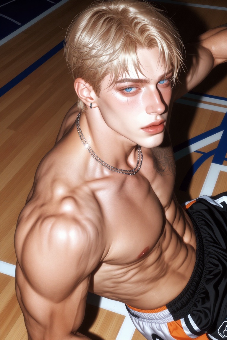 solo,  male,  masculine features on Tensor.Art