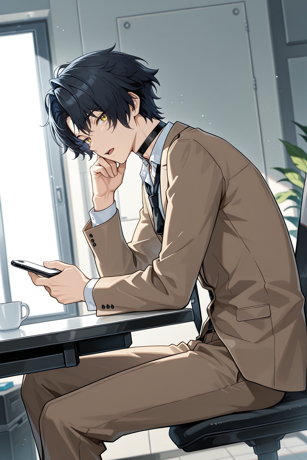 male focus,  1boy,  asaba harumasa on Tensor.Art